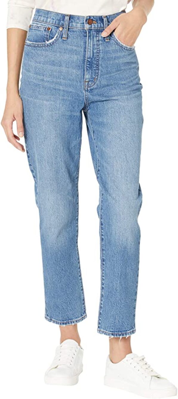 Madewell Women's Classic Straight Jeans In Nearwood Wash Plus Size 36 NWT
